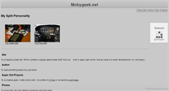 Desktop Screenshot of mobygeek.net